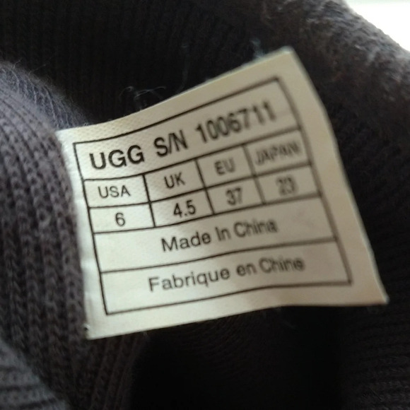 UGG Camaya Knit Suede Grey Boot EUC ❤️ - Picture 9 of 16